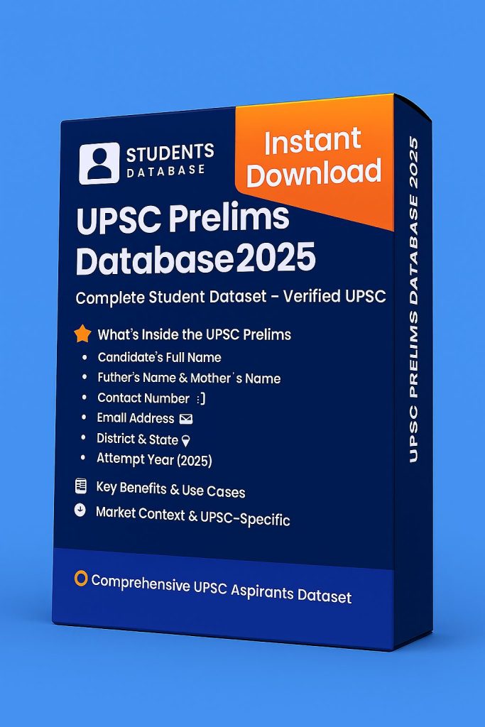 UPSC Prelims Database 2025