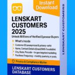 Lenskart Customers Database 2025
